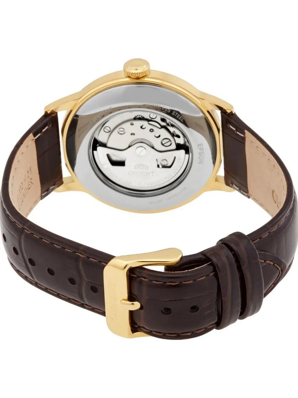 NWT Orient Classic Automatic Silver Open Heart Dial Men's Watch